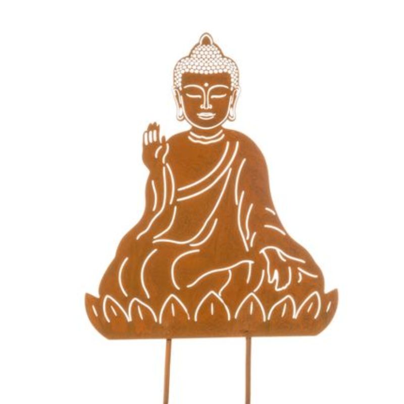 Buddha métal sur pic