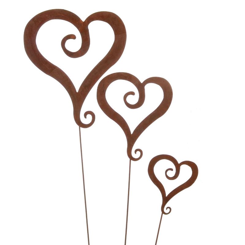 Coeur pic métal 58cm