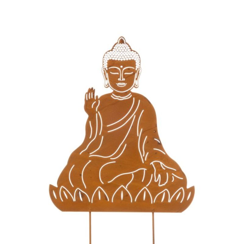 Buddha métal sur pic