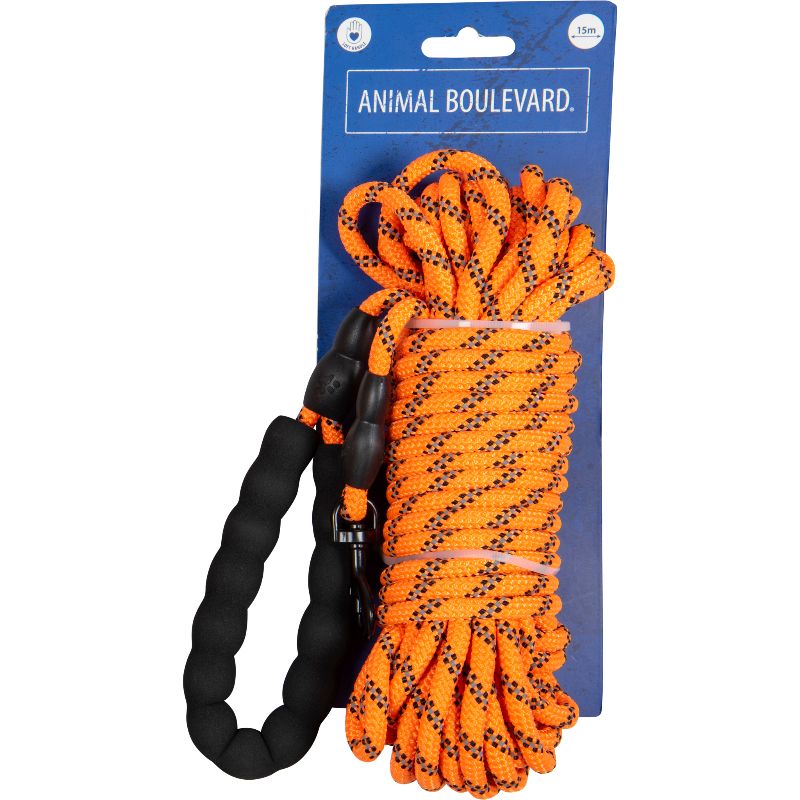 Laisse à pister orange 15M
