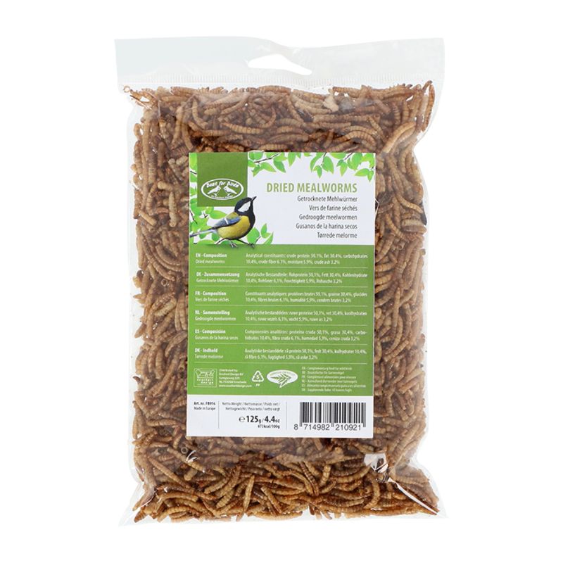 Vers de farine séchés 125g