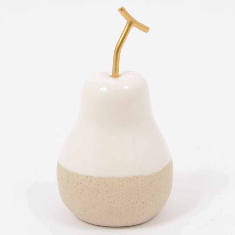 ANJA poire blanc/nature 19cm