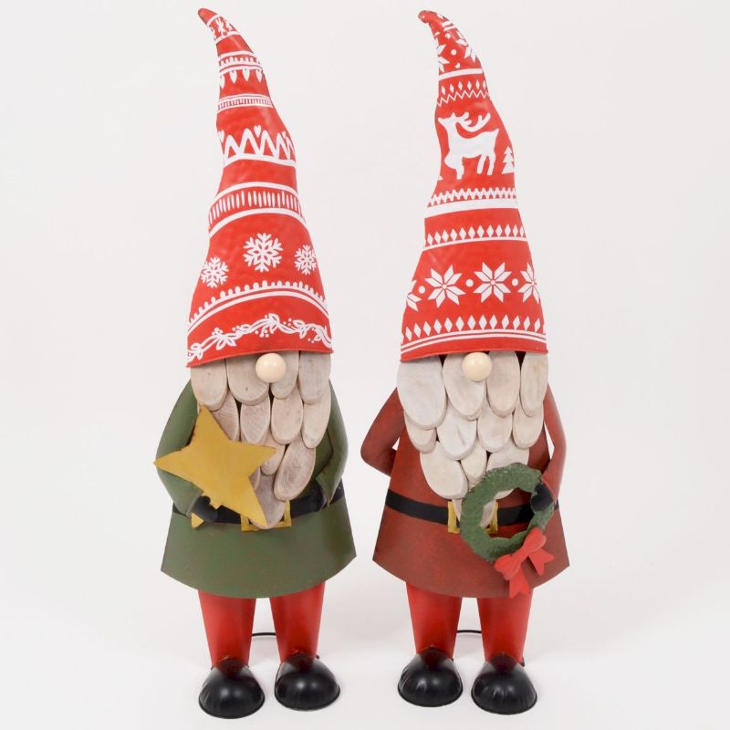 CHRISTMAS père noël métal 98cm