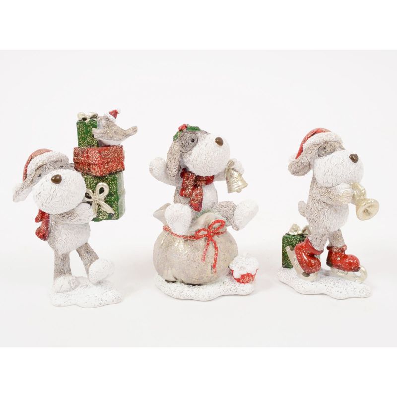 STARCKY chien de Noël 11cm