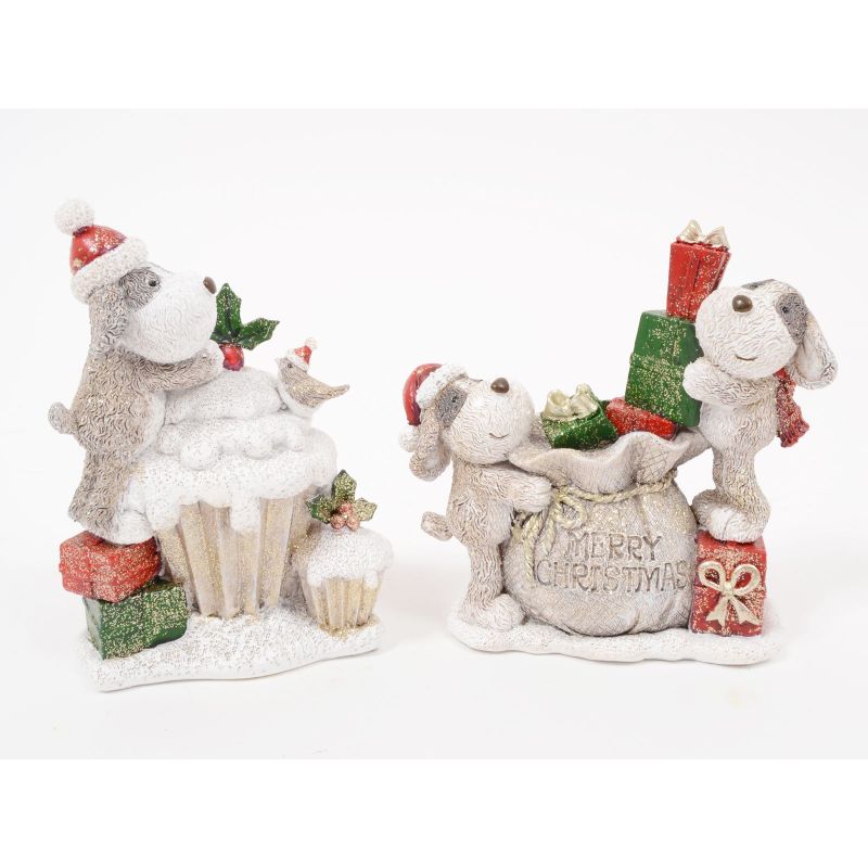 STARCKY chien de Noël LED 13cm