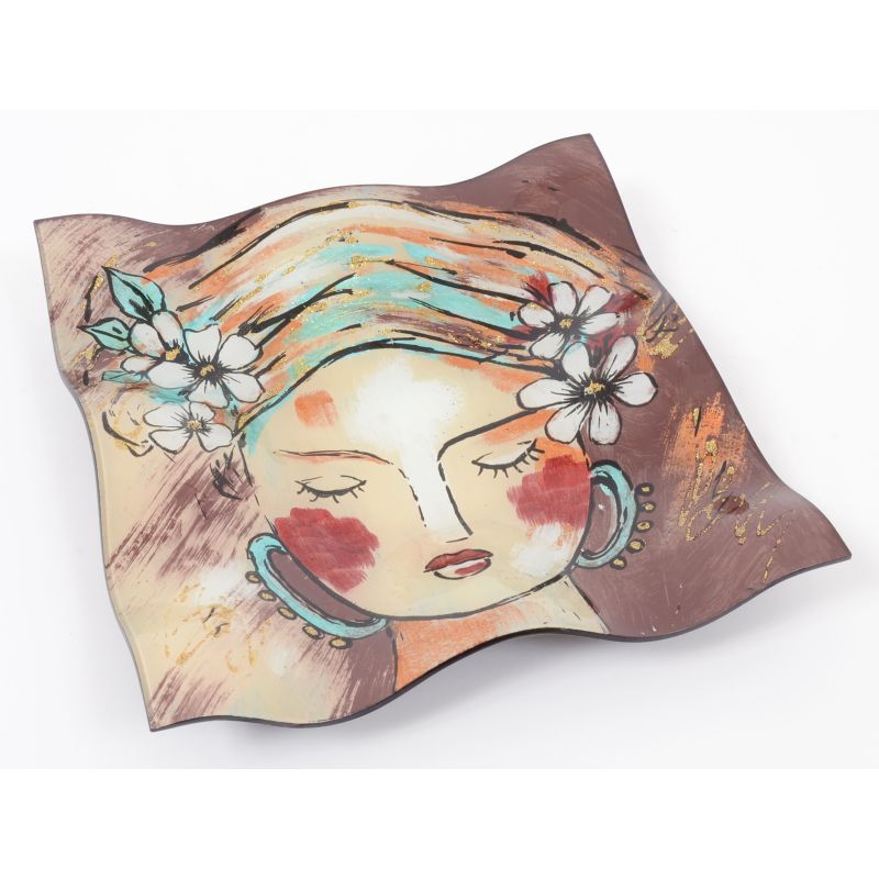 GUILIANE plat carré 28cm