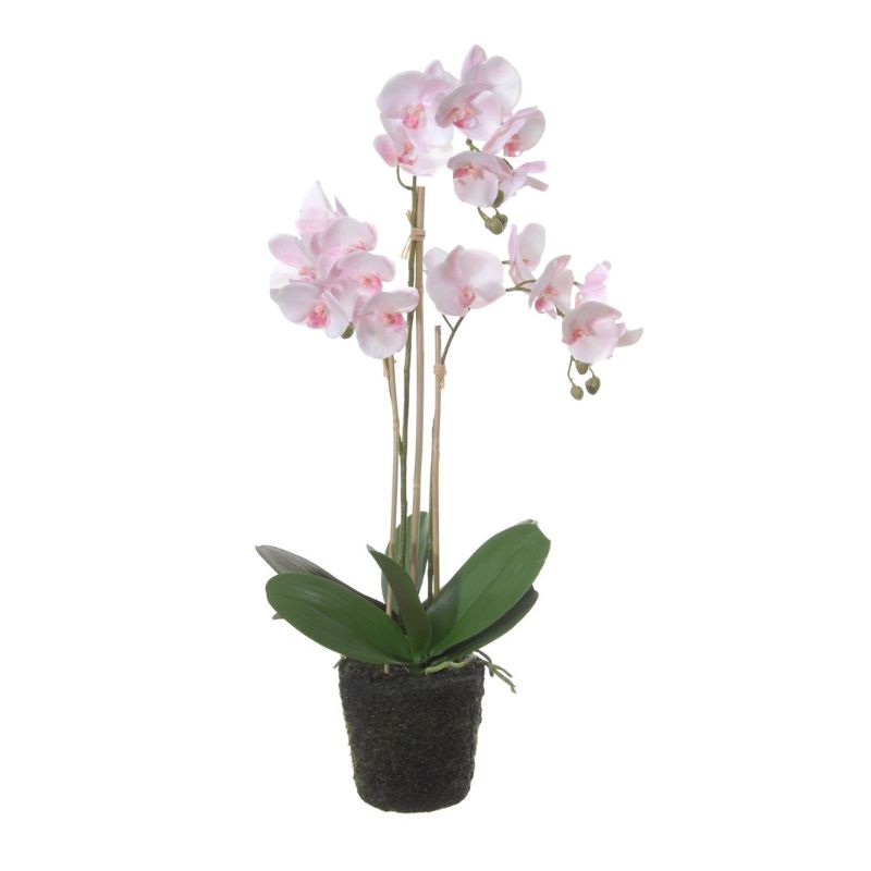 Phalaenopsis artificielle rose 70cm