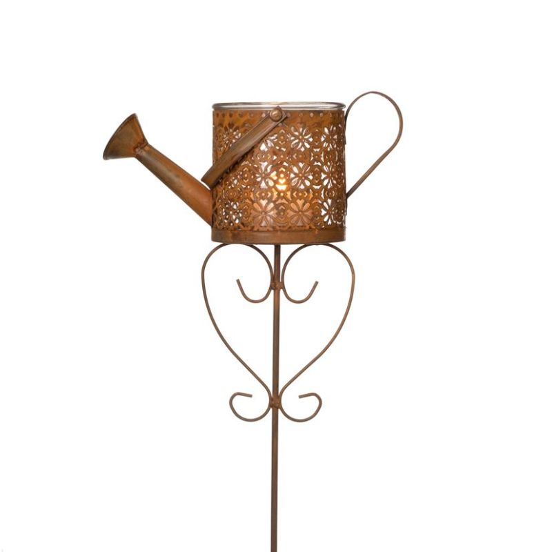 Photophore Arrosoir Pic métal rouille