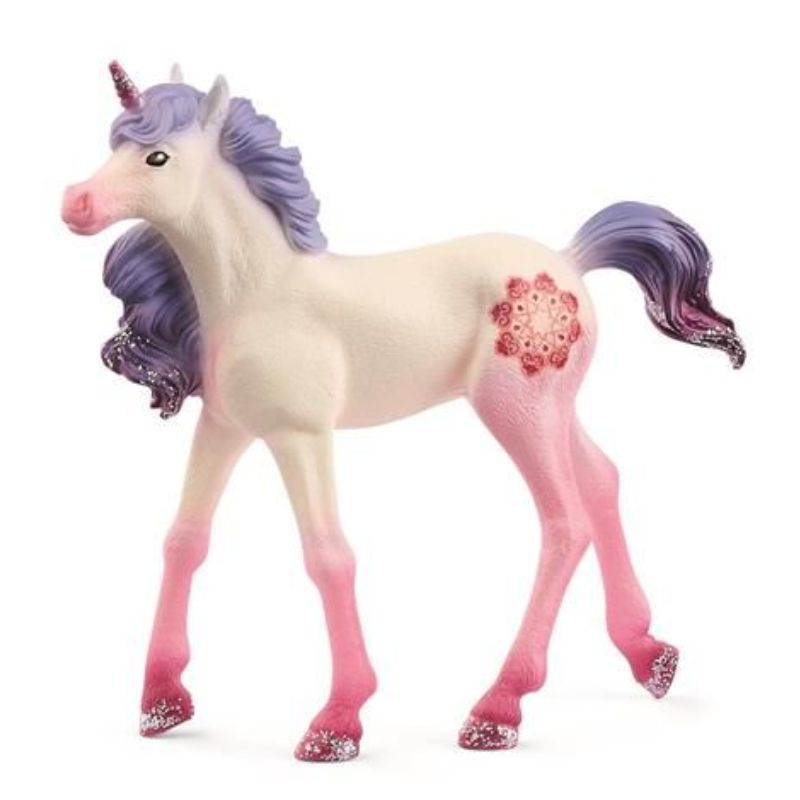 Licorne mandala poulain