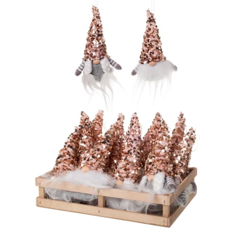 Gnôme à pendre en tissu